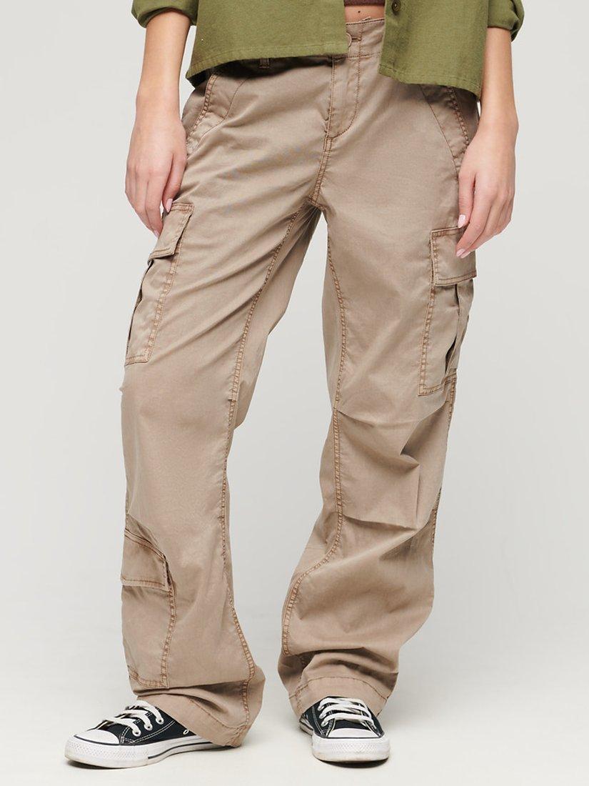 Superdry Low Rise Straight Cargo Trousers