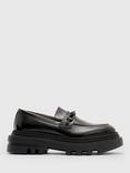 AllSaints Alexia Leather Chain Chunky Loafers