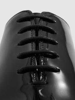 Reiss Mead Patent Leather Lace Up Formal Shoes, Black - view 2, Black