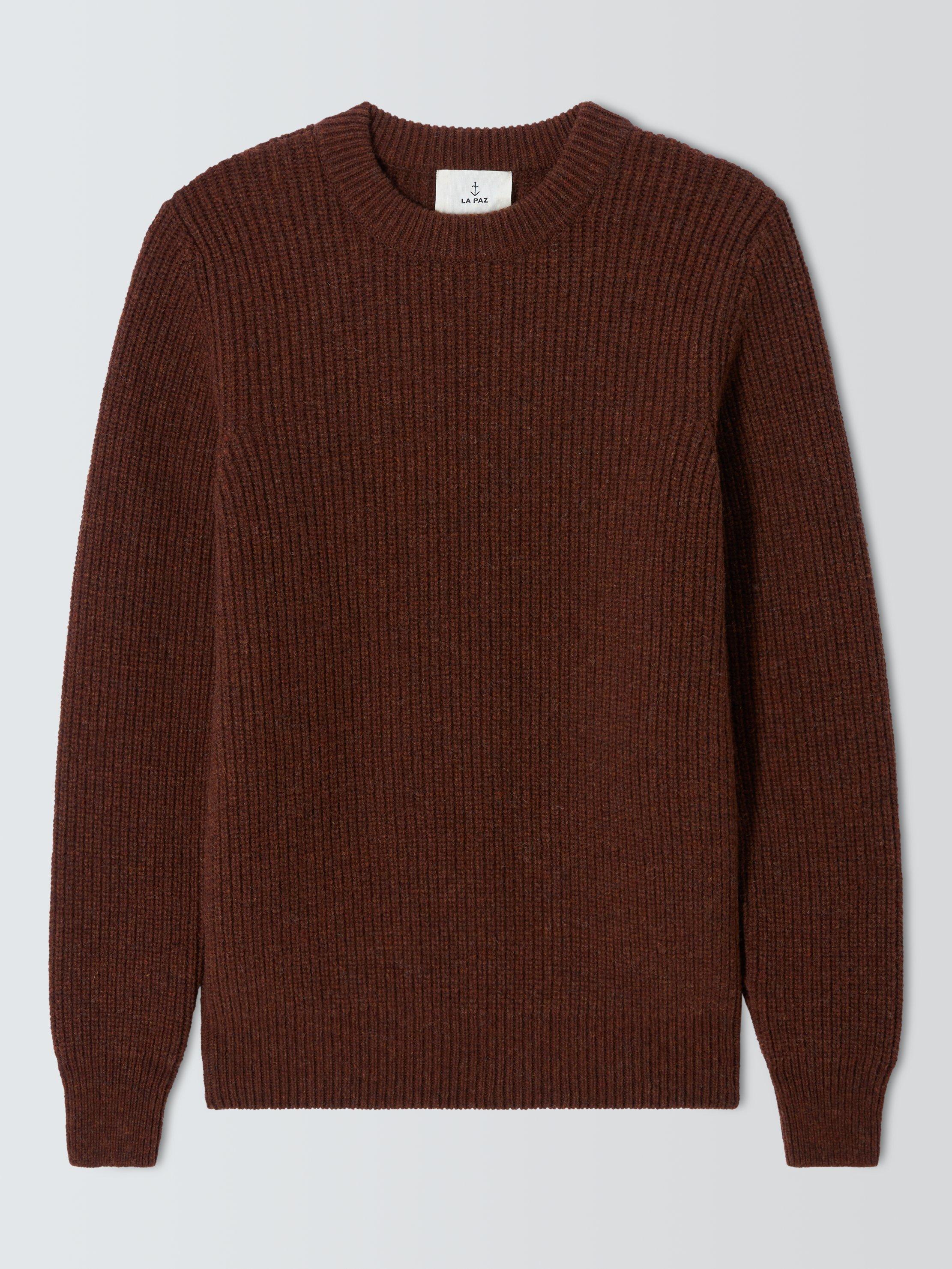 La Paz Crew Neck Jumper Brown Mesc