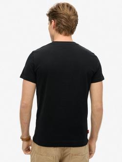 Superdry Essential Logo Cotton T-Shirt - view 2, Black