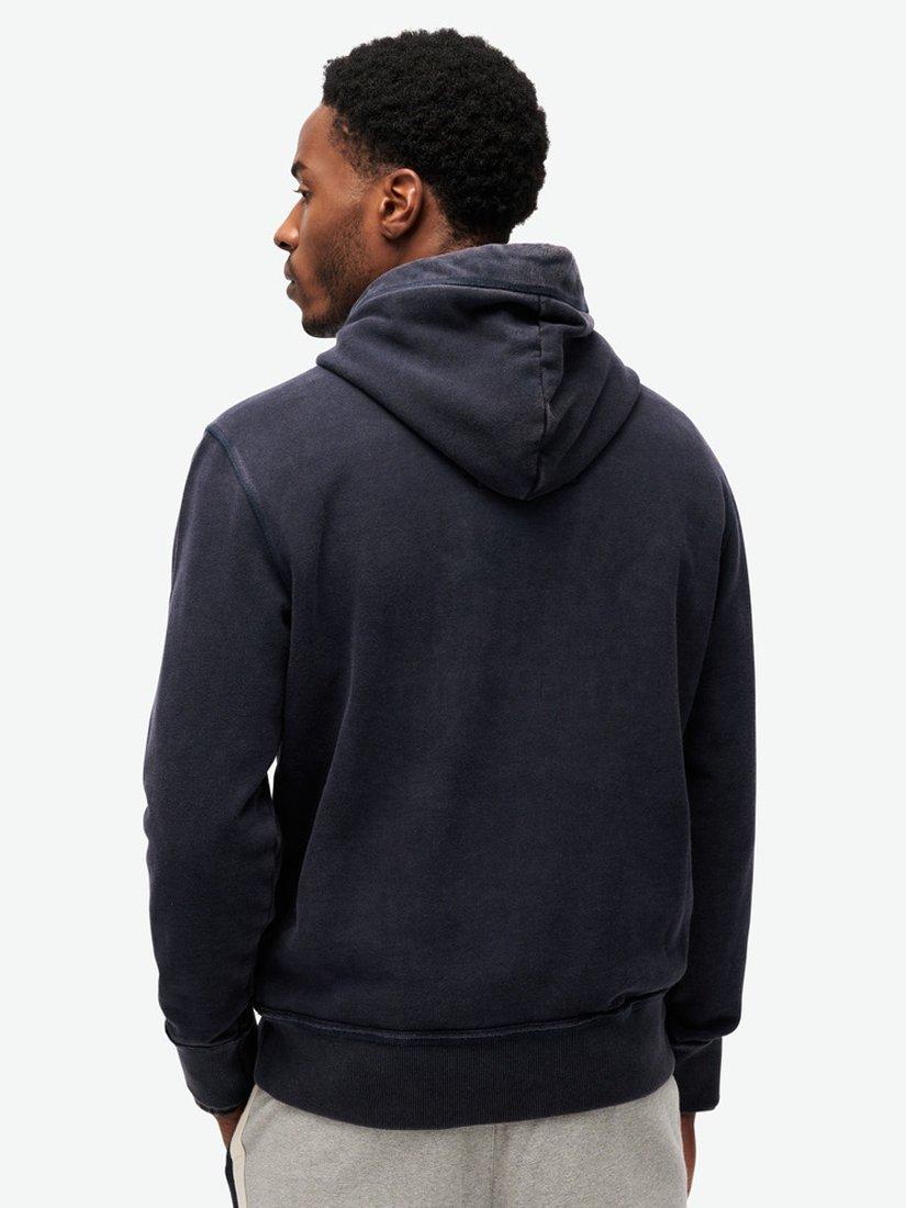 Product image 6 of 7, which shows Superdry Vintage Athletic Hoodie, Eclipse Navy, L