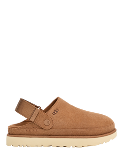 UGG Goldenstar Suede Clog Sandals, Chestnut