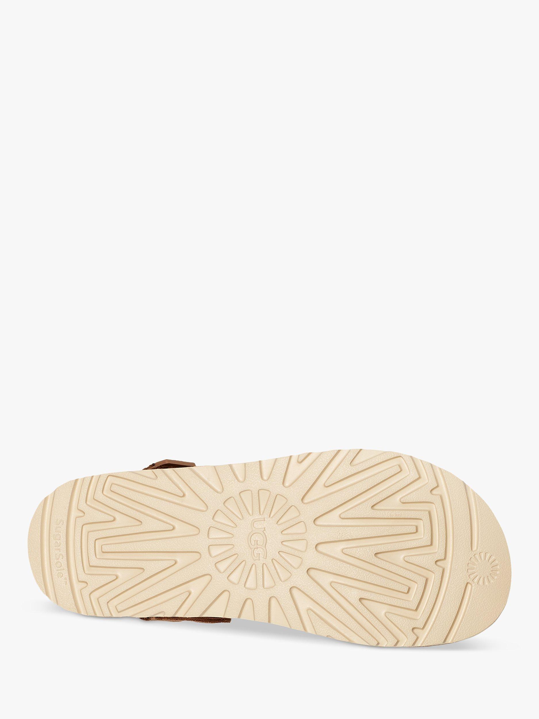 UGG Goldenstar Suede Clog Sandals, Chestnut, 4