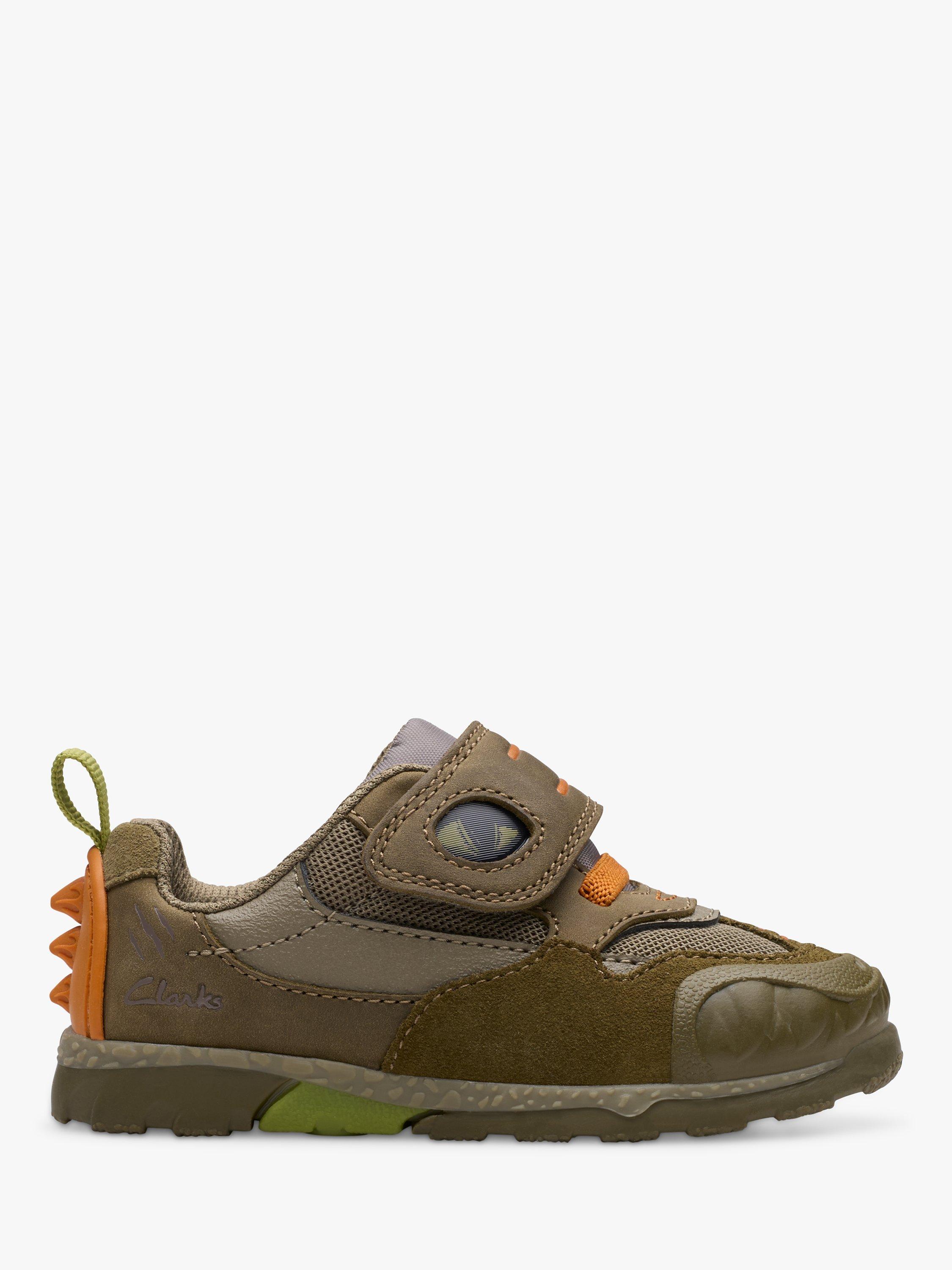 Clarks Kids Steggy 2 Trainers Khaki