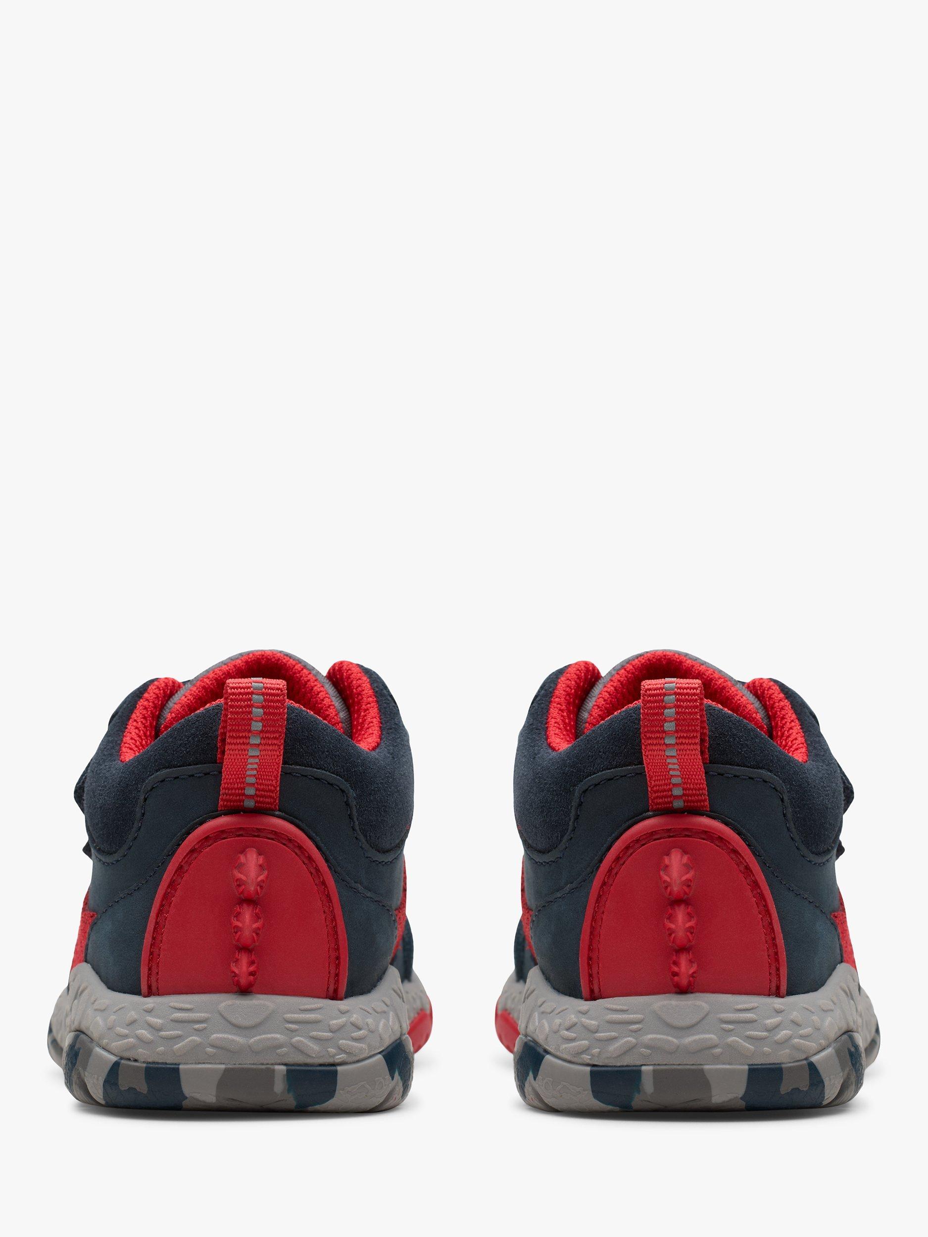 Product image 5 of 8, which shows Clarks Kids' Steggy Rex Trainers, Navy, 4 F Jnr