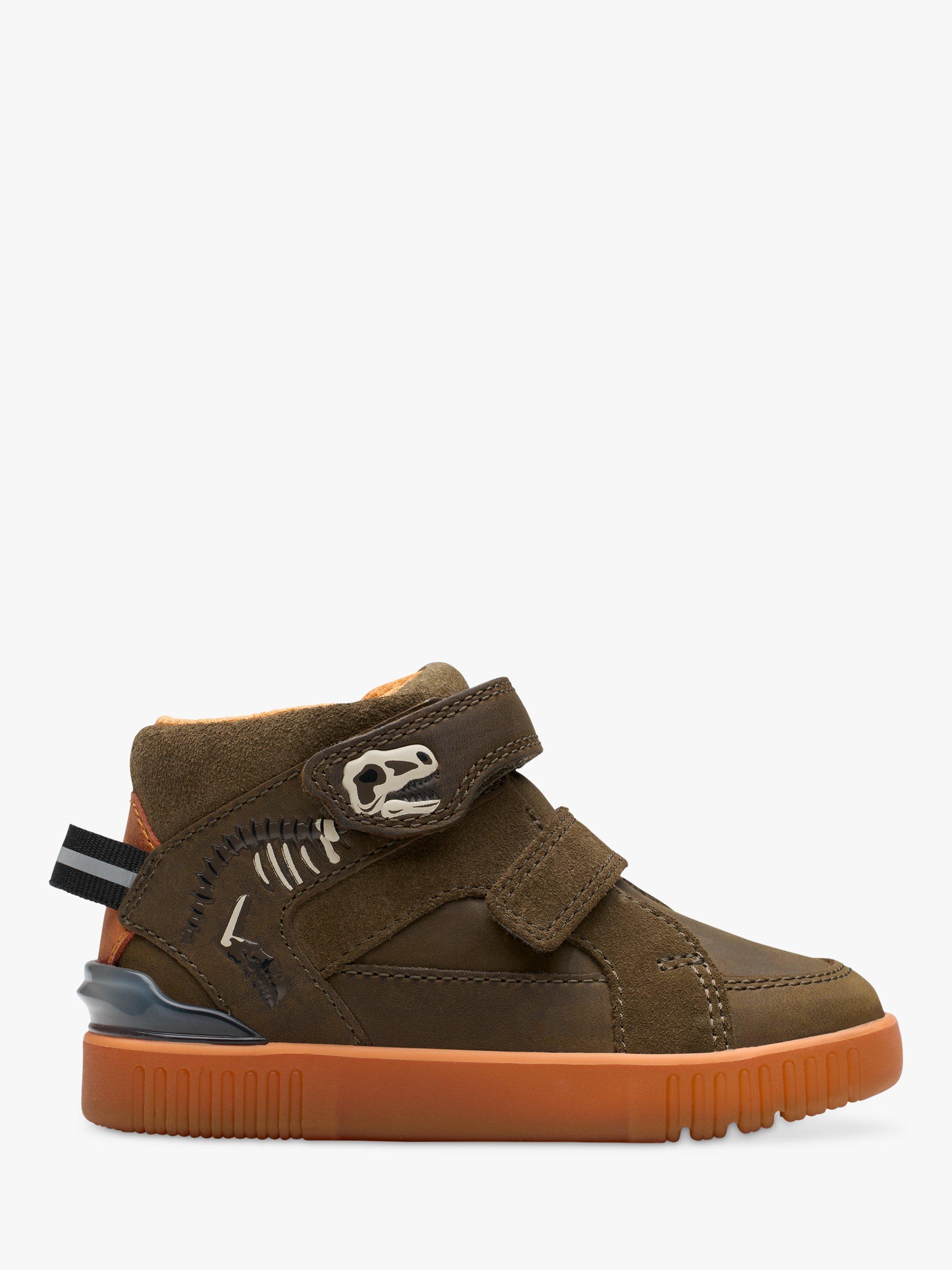 Clarks Kids Oslo Play Ankle Boots Sage Combi