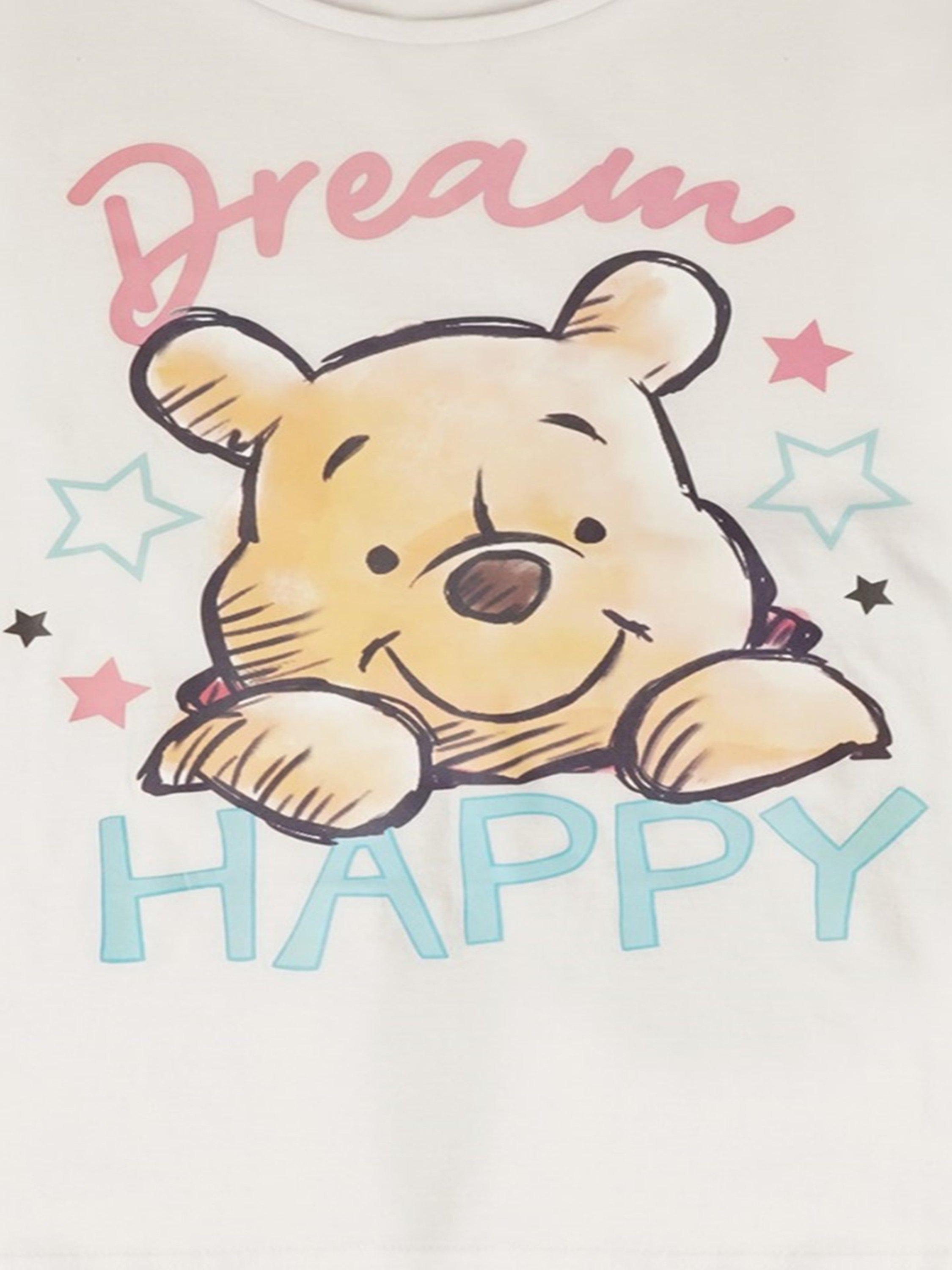 Product image 3 of 3, which shows Disney Winnie The Pooh Cotton Pyjama Set, Grey, XS