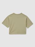 Reiss Kids' Cassy Cropped T-Shirt