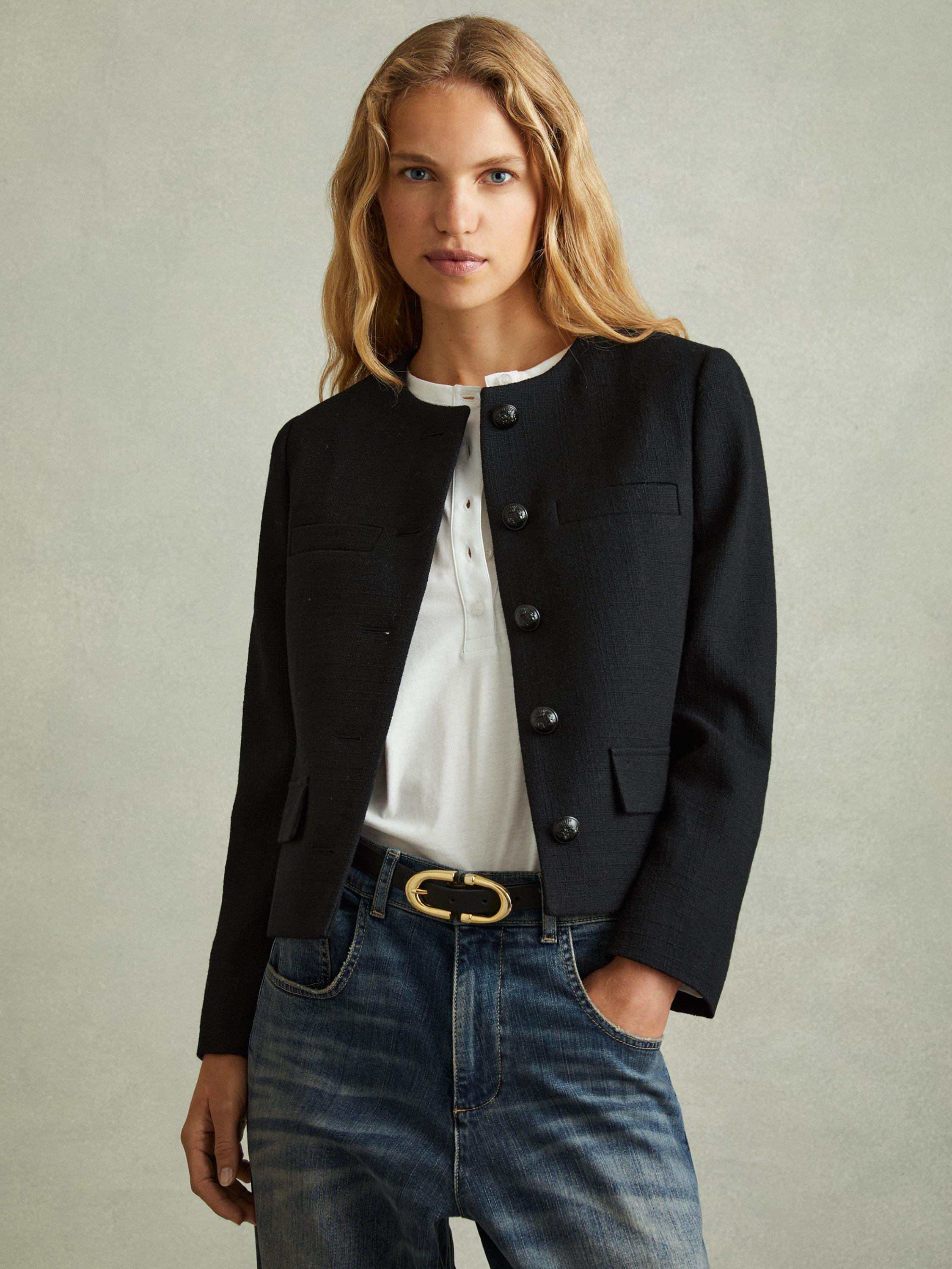 John lewis cropped jacket hotsell