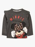 Brand Thread Kids' Disney Minnie Mouse Top, Grey, Grey