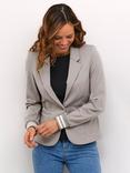 KAFFE Kinnie Blazer, Grey/Chalk