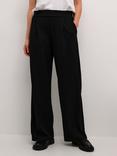 KAFFE Frederikke Jersey Trousers, Black Deep