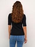 KAFFE Carna T-Shirt, Deep Black