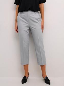 KAFFE Sakura Tailored Trousers, Grey Melange, Grey Melange
