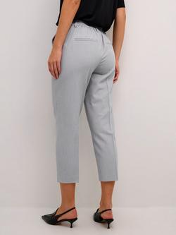 KAFFE Sakura Tailored Trousers, Grey Melange - view 2, Grey Melange