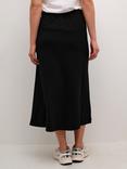 KAFFE Frederikke Jersey Midi Skirt, Black Deep