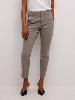 KAFFE Mette Tailored Trousers, Steeple Gray, Steeple Gray