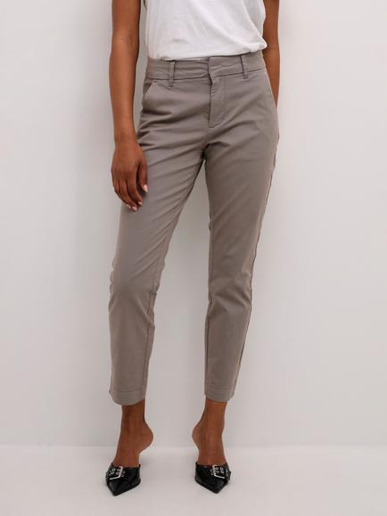 KAFFE Mette Tailored Trousers, Steeple Gray, Steeple Gray