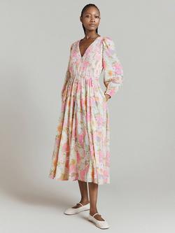 Ghost Adeline Floral Dress, Multi - view 2, Multi