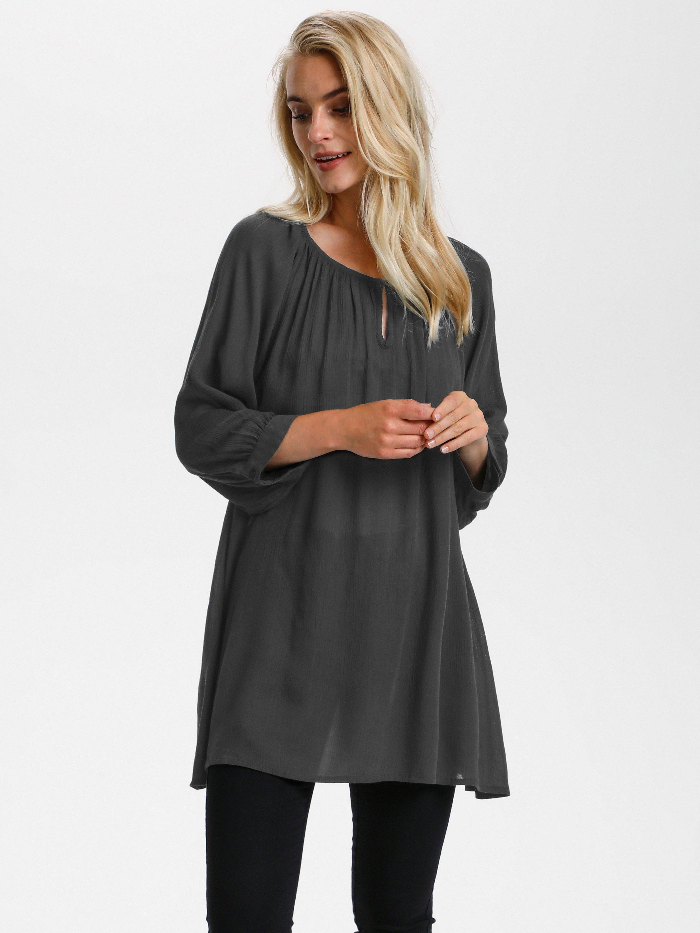 KAFFE Amber Tunic, Peat