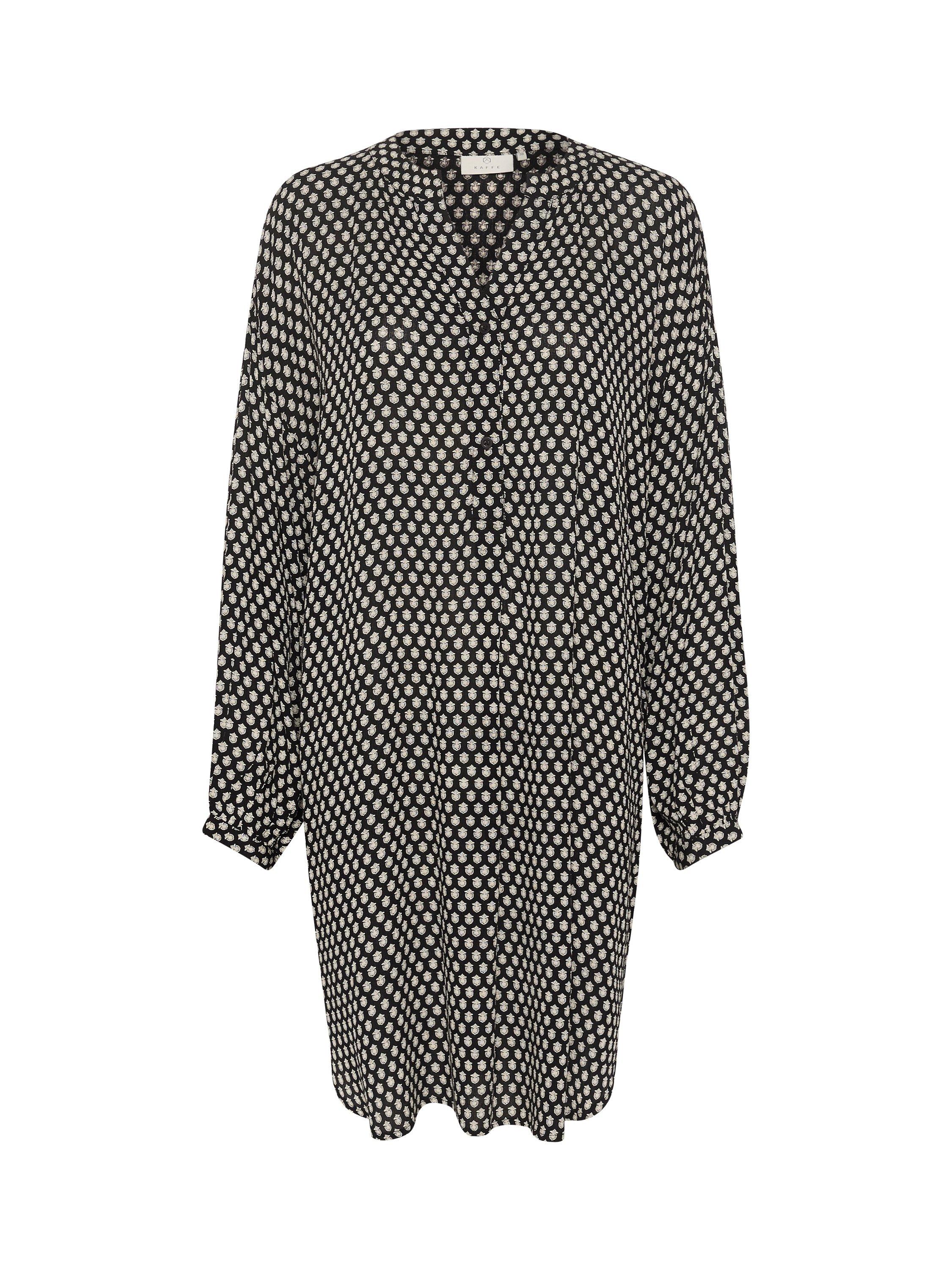 Product image 5 of 6, which shows KAFFE Amber Dress, Black/Turtledove, 8