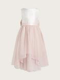 Monsoon Kids' Olivia Organza Party Dress, Pink