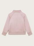 Monsoon Kids' Hammered Satin Bomber Jacket, Pale Pink