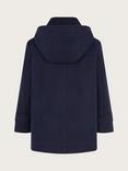 Monsoon Kids' Hooded Duffle Coat, Navy