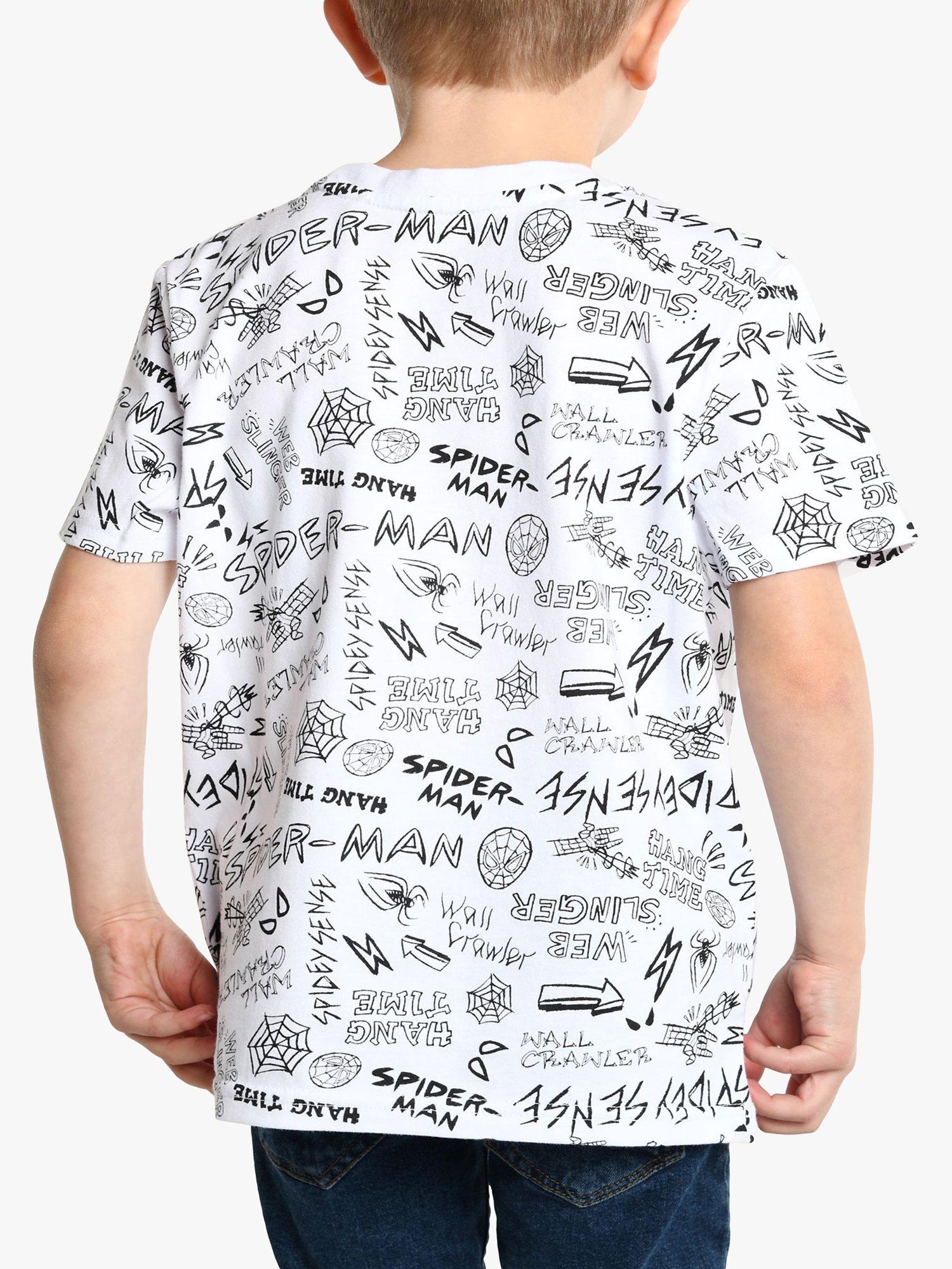 Product image 2 of 3, which shows Brand Threads Organic Cotton Spiderman T-Shirt