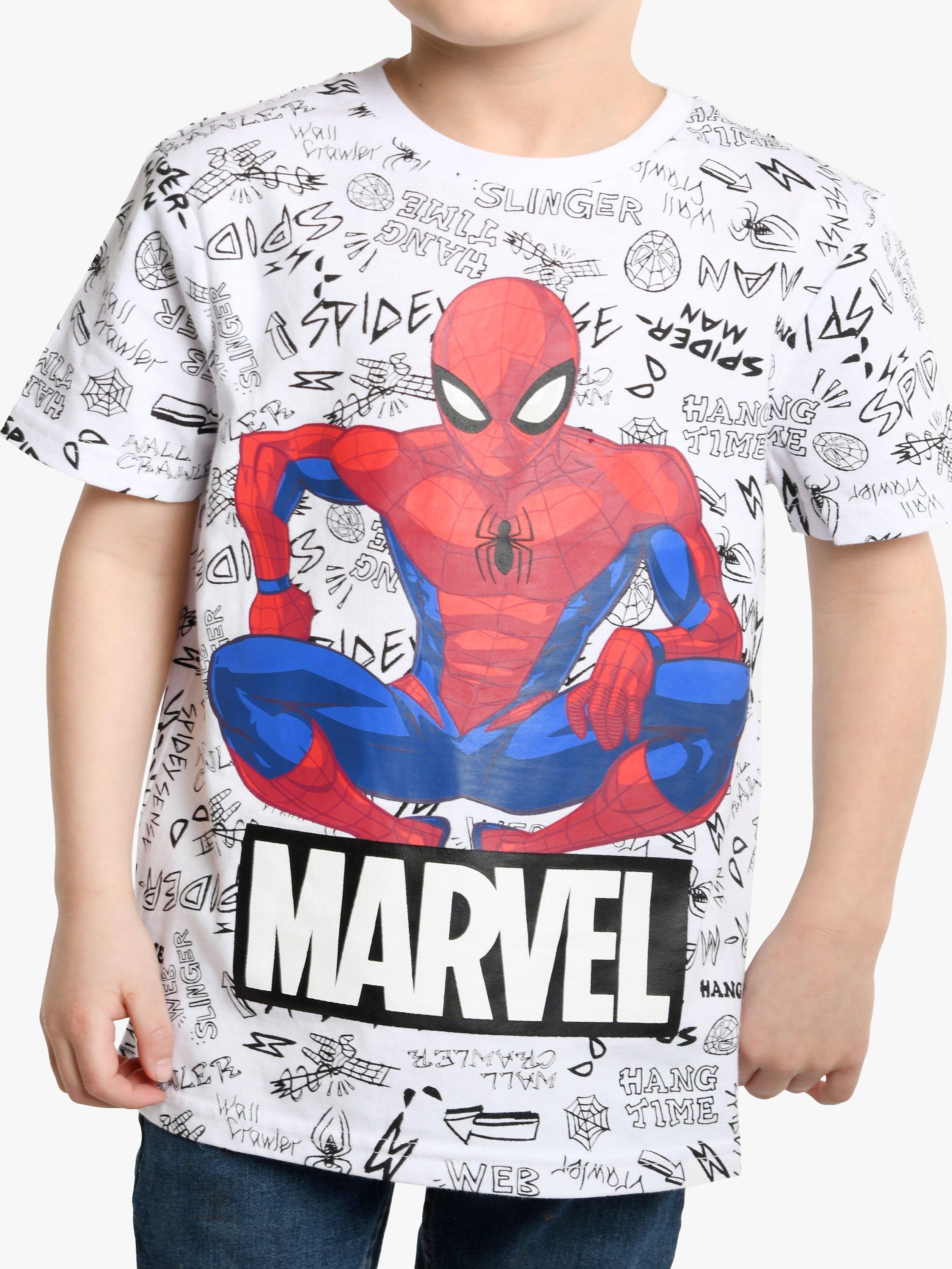 Product image 3 of 3, which shows Brand Threads Organic Cotton Spiderman T-Shirt