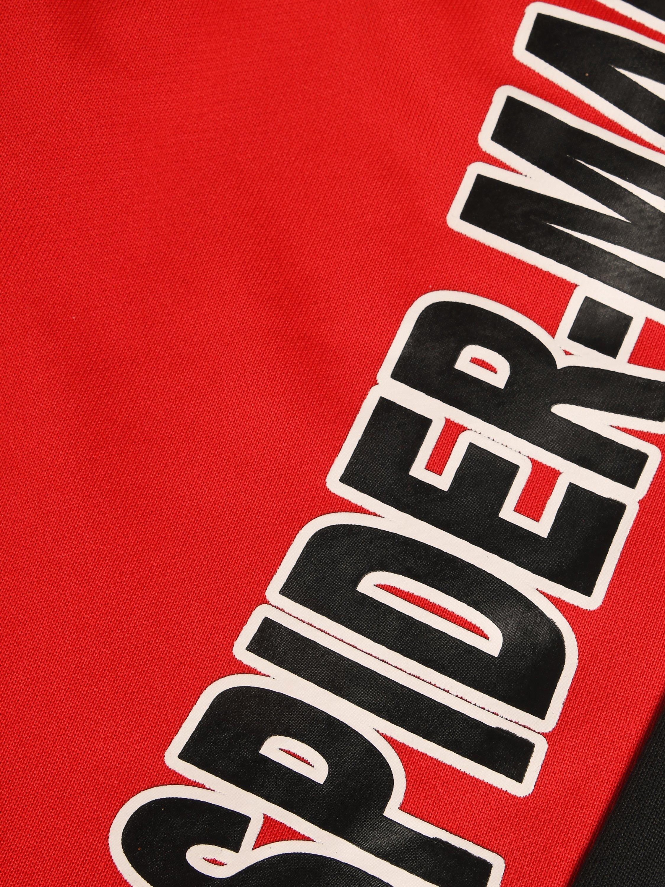 Product image 4 of 4, which shows Brand Threads Kids' Spider-Man Cotton Jogger Set, Red, 3-4 years