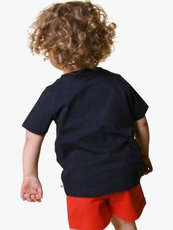 Brand Threads Kids' Organic Cotton George Pig Pyjama Set, Red - view 2, Red