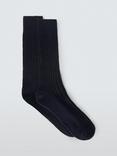 John Lewis Made in Italy Cashmere Blend Ribbed Socks