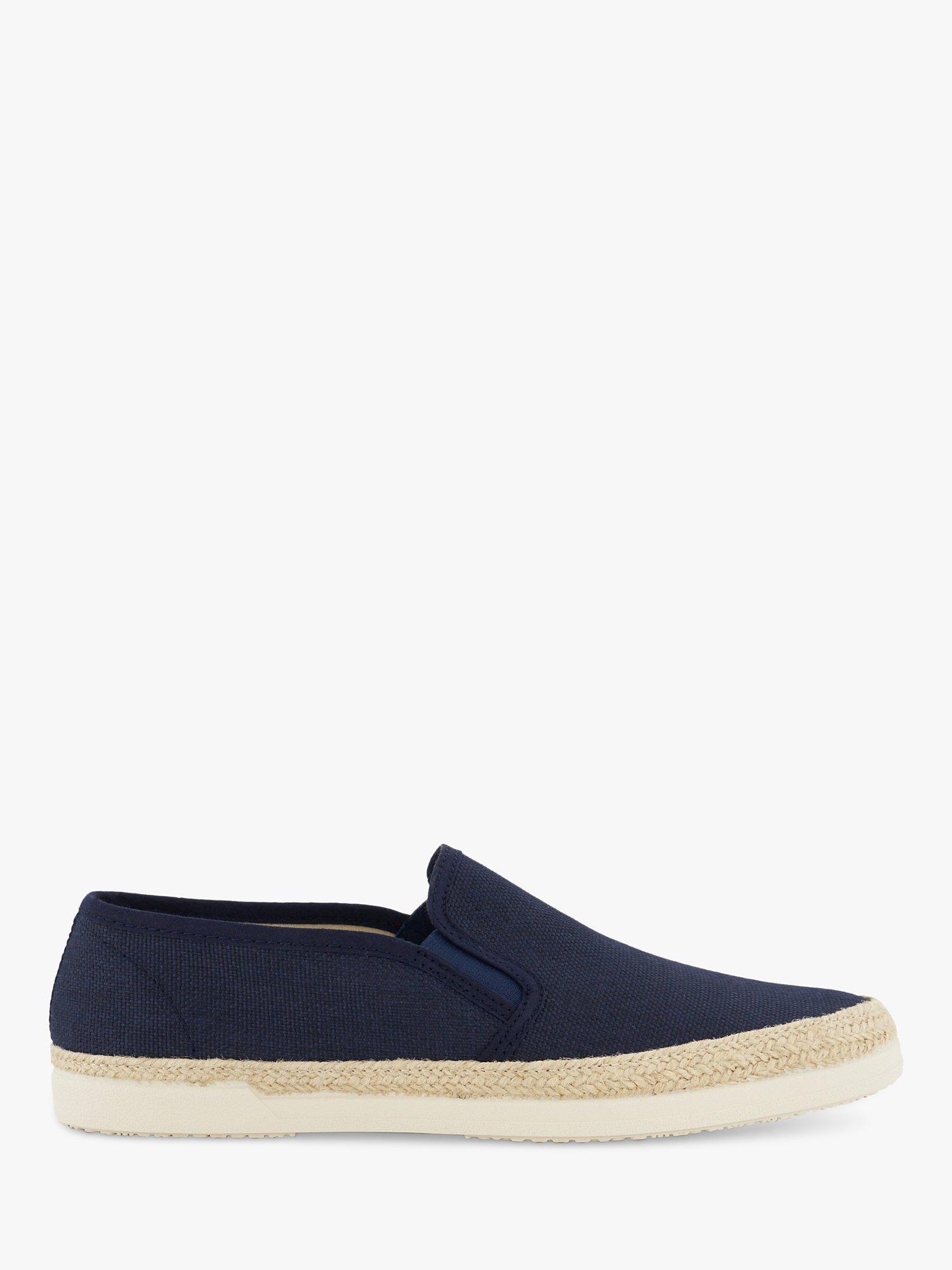 Dune Findlayy Canvas Mule Sandals, Navy