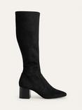 Boden Heeled Stretch Suedette Knee Boots