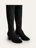 Boden Heeled Stretch Suedette Knee Boots