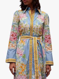 Raishma Ava Floral Dress - view 2, Blue