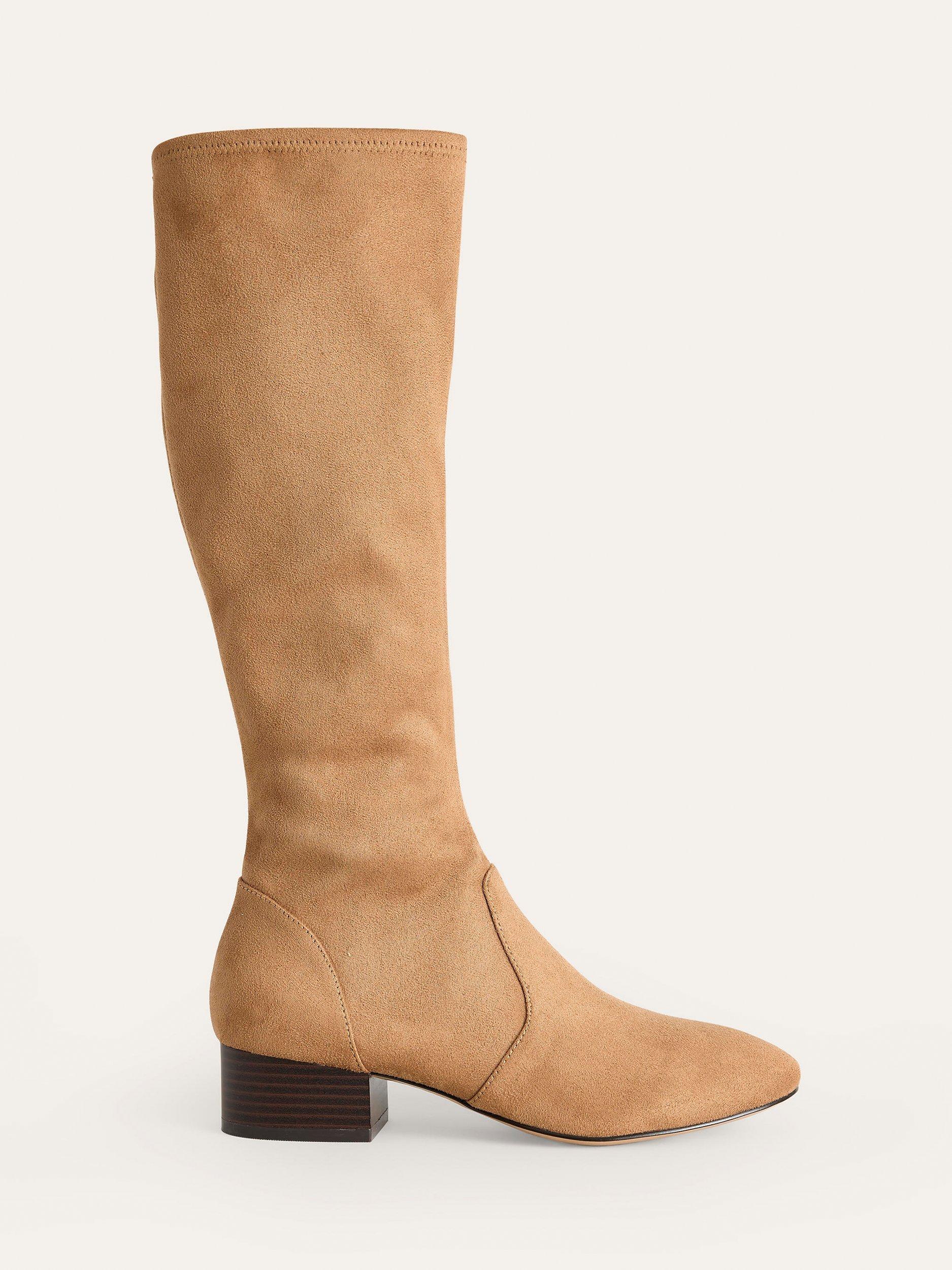 Boden Flat Stretch Knee Boots Acorn