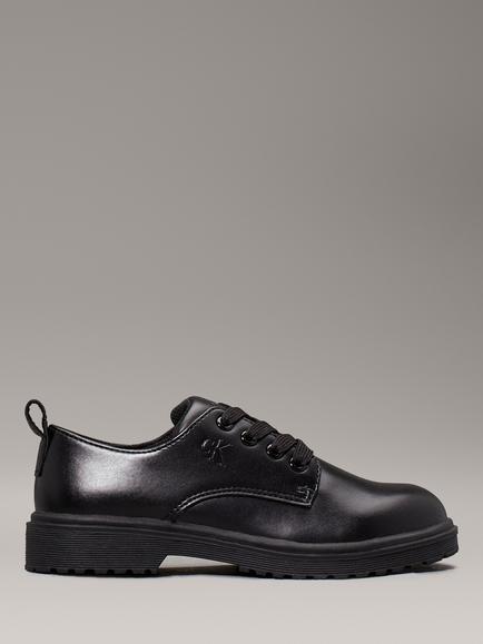 Calvin Klein Kids' Lace Up Shoes, Black, Black