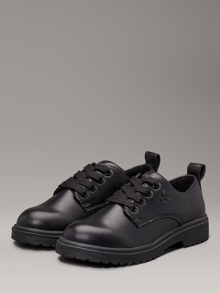 Calvin Klein Kids' Lace Up Shoes, Black - view 2, Black
