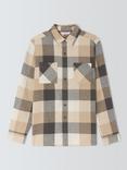 John Lewis Kids' Plaid Check Twill Shirt, Multi