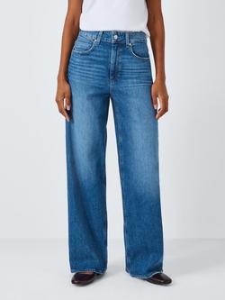 PAIGE Sasha High Rise Wide Leg Jeans, Stefania Distress