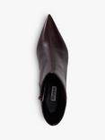 Dune London Offer Leather Heeled Pointed Ankle Boots