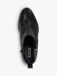 Dune London Paicing Leather Ankle Boots, Black