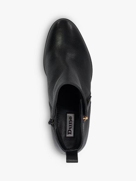 Dune London Paicing Leather Ankle Boots - view 2, Black