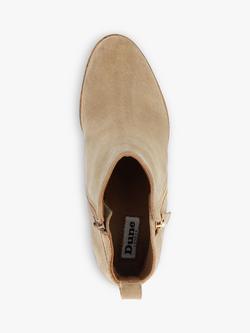 Dune London Paicing Suede Ankle Boots - view 2, Taupe