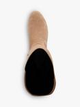 Dune London Tayla Suede Knee High Boots, Caramel