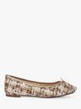 Dune Hallo Abstract Woven Ballerina Pumps