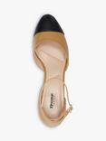 Dune Careless Leather Heeled Courts